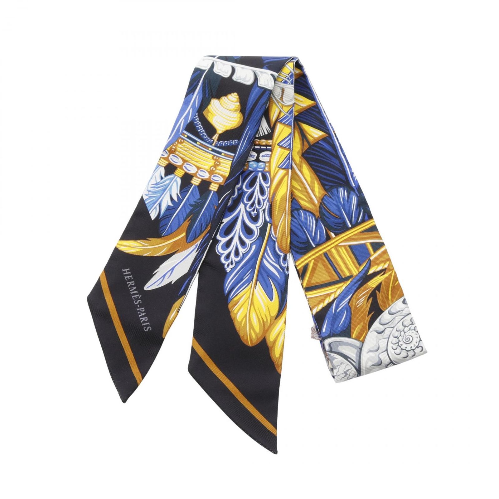 美品！HERMESツイリー DANSE PACIFIQUE エルメス HERMES スカーフ ツイリー Dance Pacifique シルク