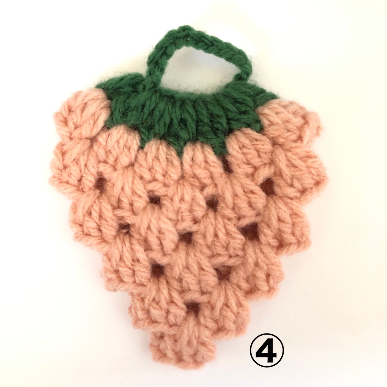 色が選べる！ カラフル いちごのエコたわし アクリルたわし - メルカリ