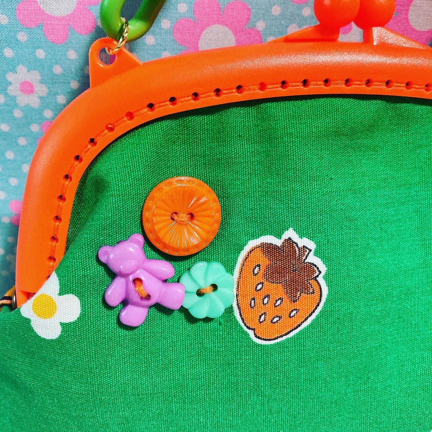 ハンドメイド☆昭和レトロ ヴィンテージ がま口ポーチ メルカリShops