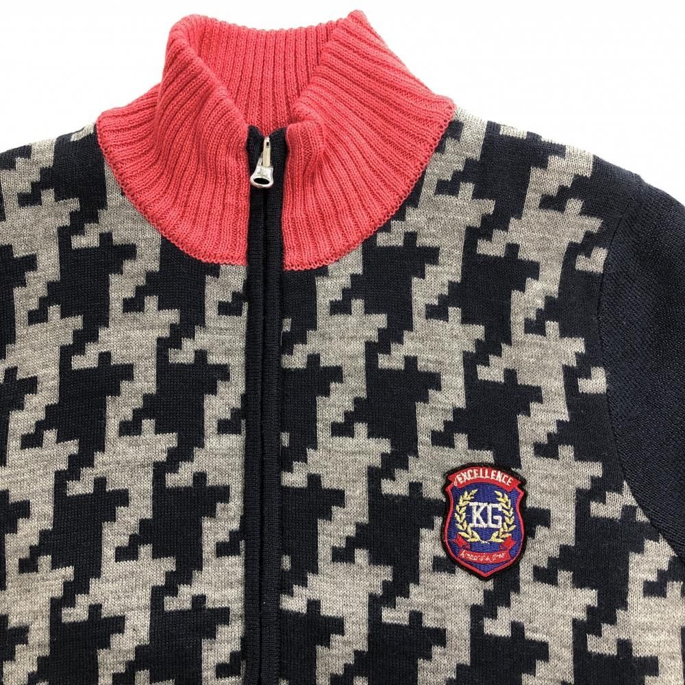 超美品】キスオンザグリーン 中綿ニットリバーシブルジャケット