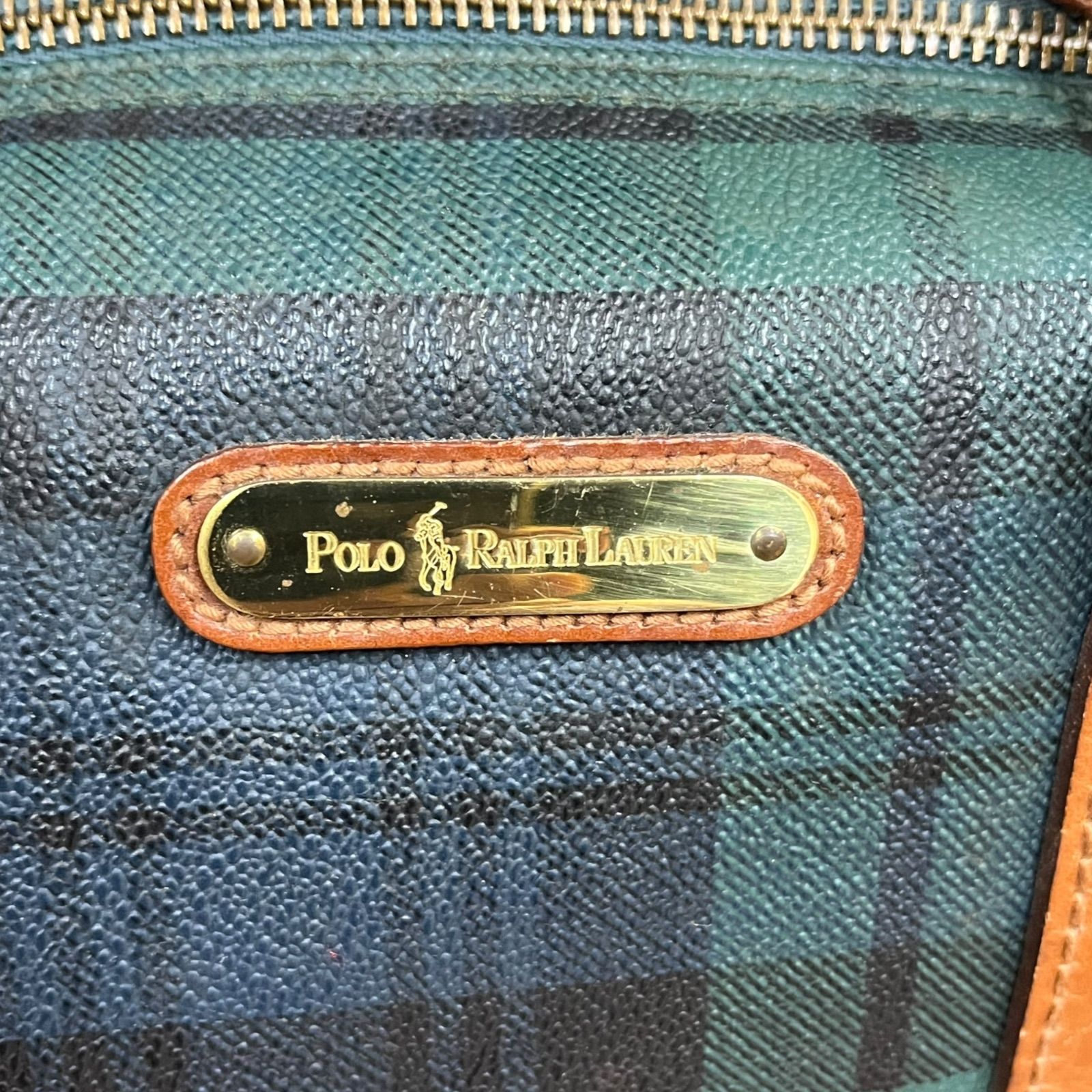 管28917】POLO RALPH LAUREN ポロ ラルフローレン ミニボストンバッグ