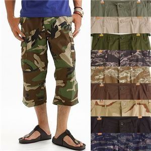 アメリカ軍 BDU クロップドカーゴパンツ 迷彩服パンツ Lサイズ リップストップ 3 デザート USTAUSTRALIA_COM_AU