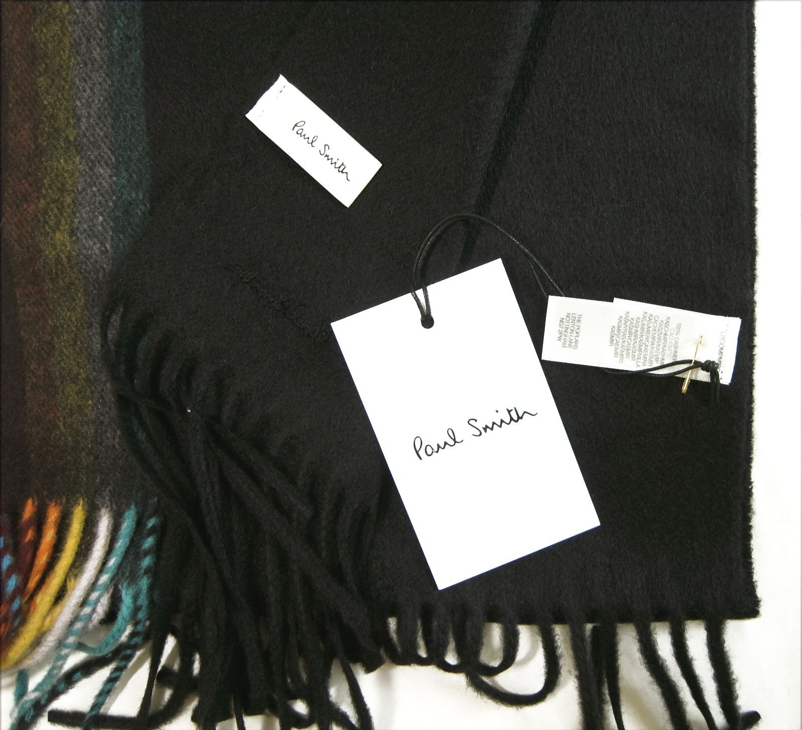 Paul Smith ポールスミス マフラー カシミア カシミヤ ◇新品 Paul Smith ポールスミス マフラー カシミア カシミヤ ◇新品