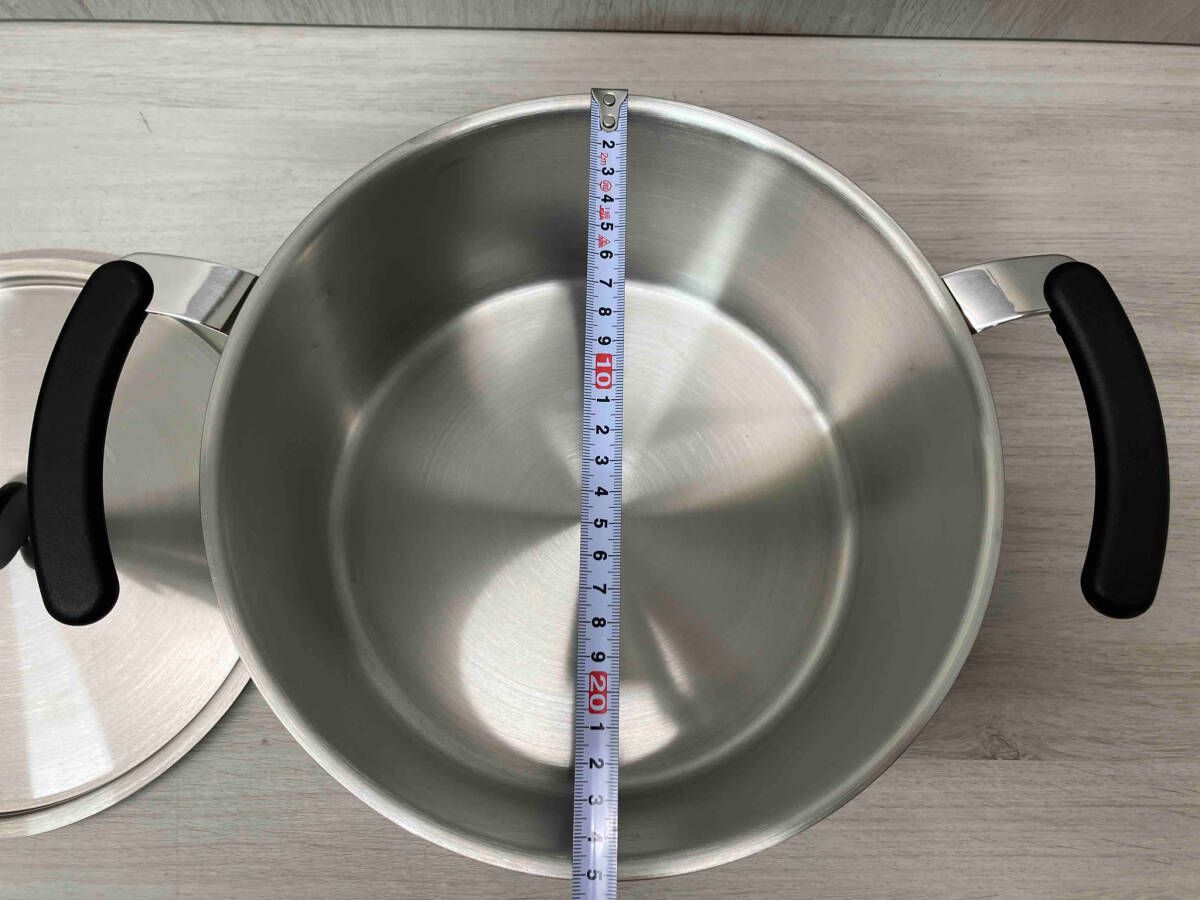 未使用品】 ZWILLING J.A.HENCKELS TWIN I.V.I 両手鍋 24cm 本体高さ約