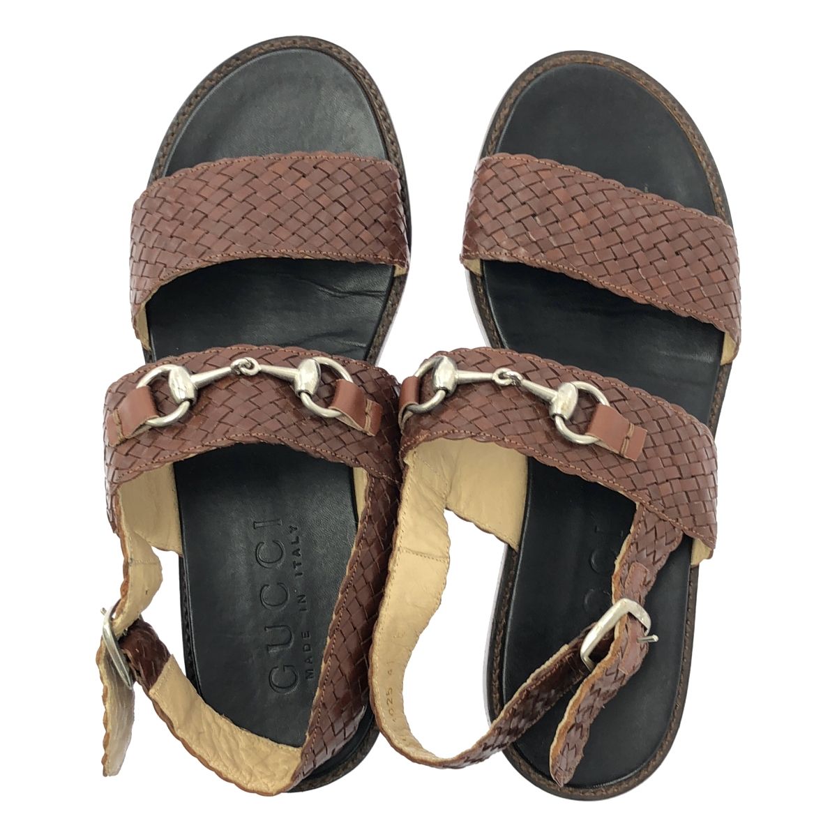 GUCCI ブラック ストラップサンダル GUCCI ブラック ストラップサンダル