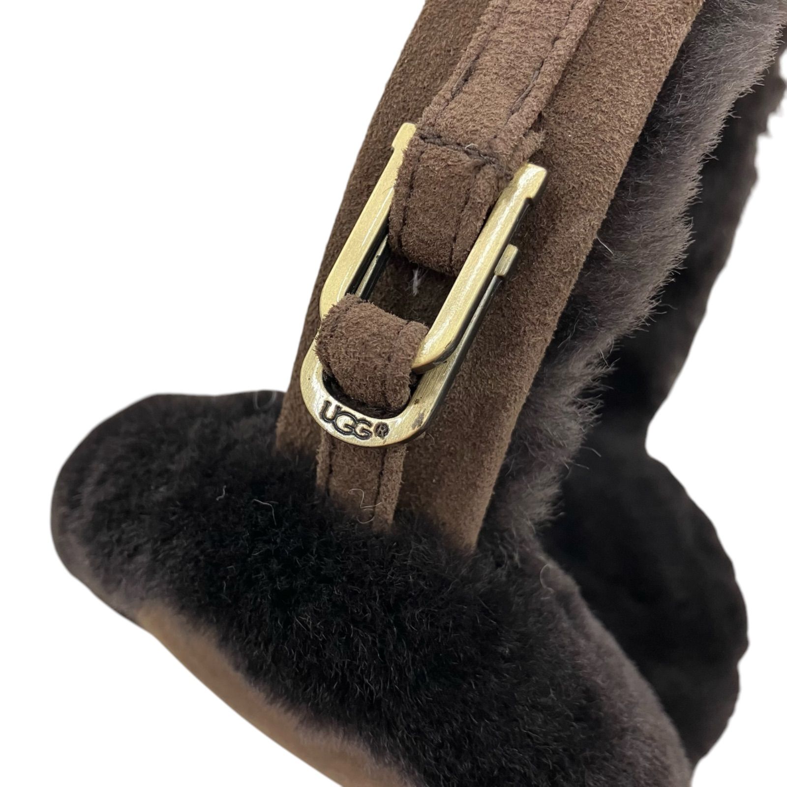 186000 ☆美品☆ UGG アグ イヤーマフ 耳当て ダークブラウン