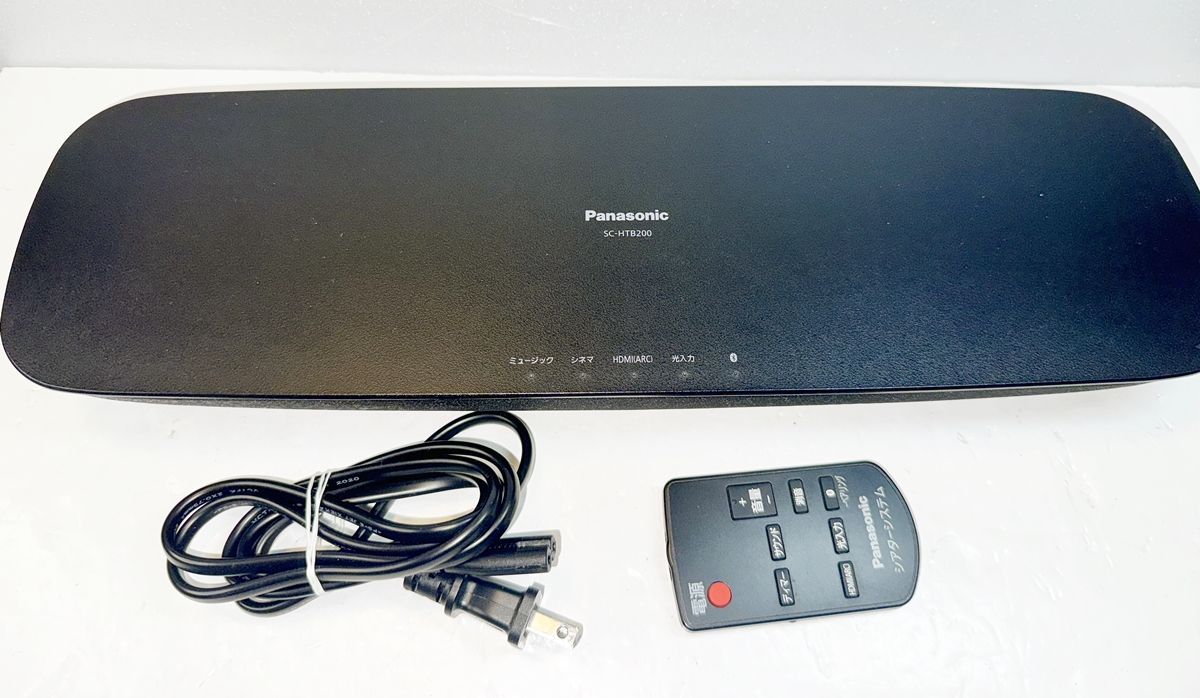 HY Panasonic パナソニック Bluetooth対応 ホームシアターバー SC-HTB200-K ブラック 一部地域を除く HY001