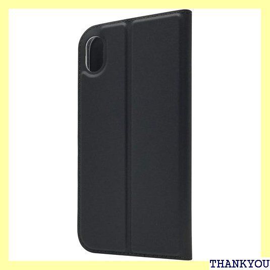 iphone XS Max スマホ ケース iphoneXS Max マックス iphone Xsマックス 携帯ケース アイフォンXs MAX case 手帳型 ケース カバー カードポケット 内蔵マグネット シンプル オシャレ スタンド イトブラック 123