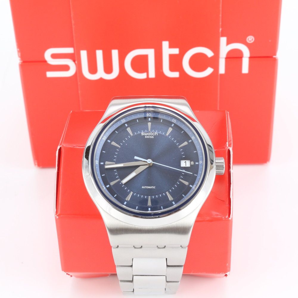 スウォッチ アイロニー クォーツ式 腕時計 ウォッチ YIS435G シルバー ファッション レディース EUE CW36-2