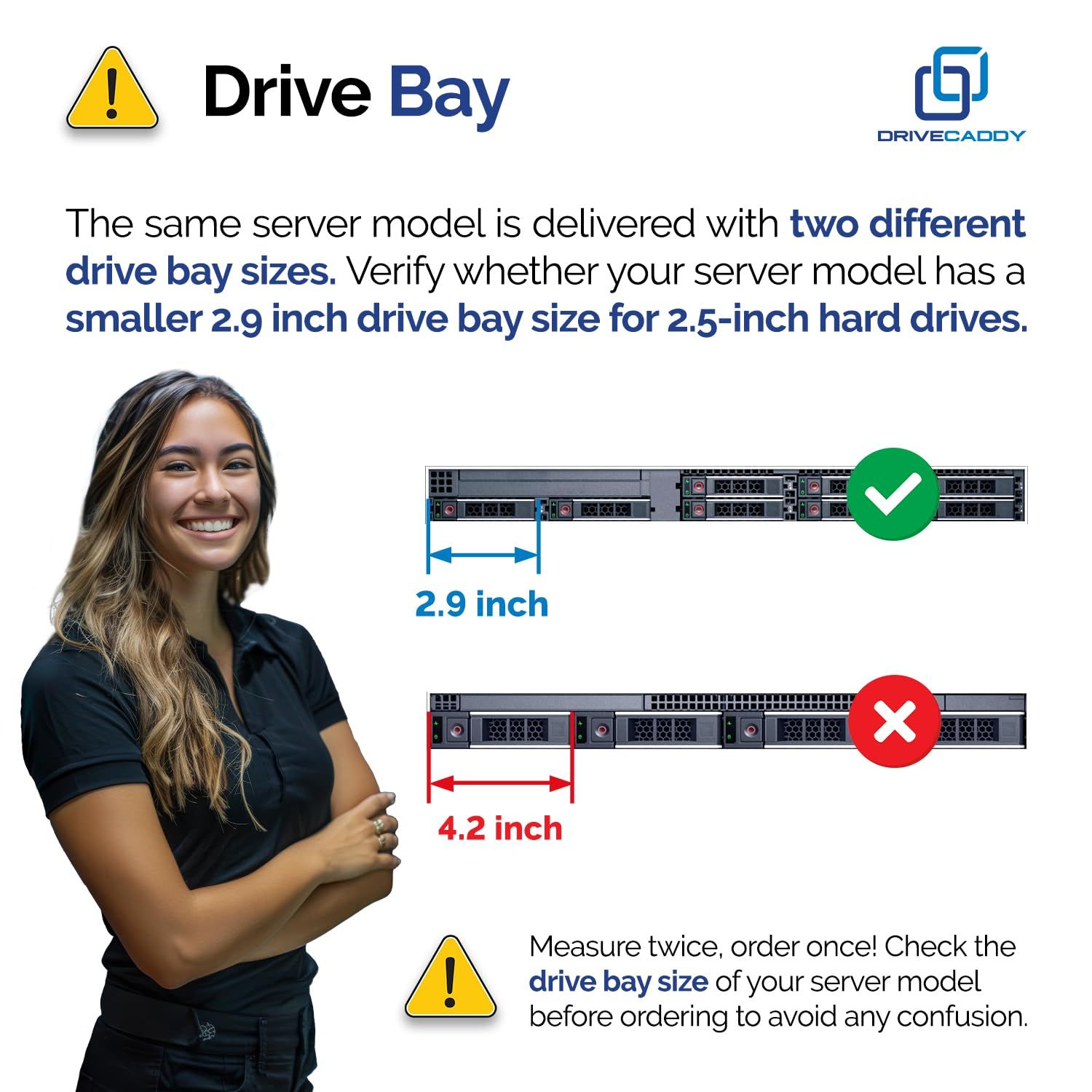 Dell R6615 Vs R760 DRIVECADDY 2.5インチハードドライブキャディ 3個パック - Dell PowerEdgeサーバー - 14-16世代 T560 ...