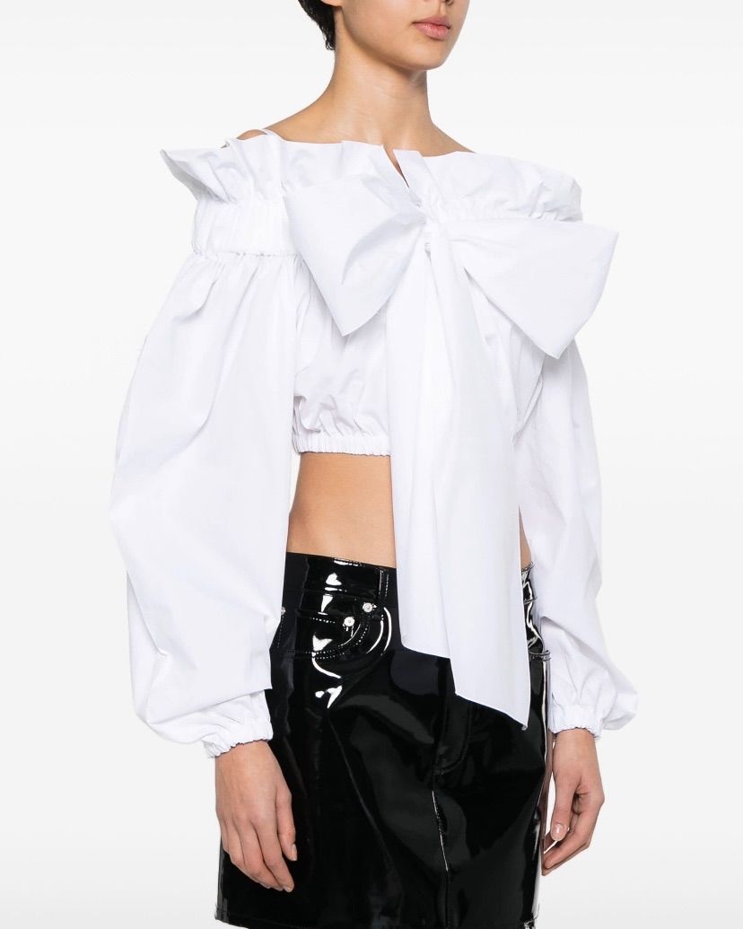 定価10万円以上]新品タグ付きPatou リボンディティール クロップド