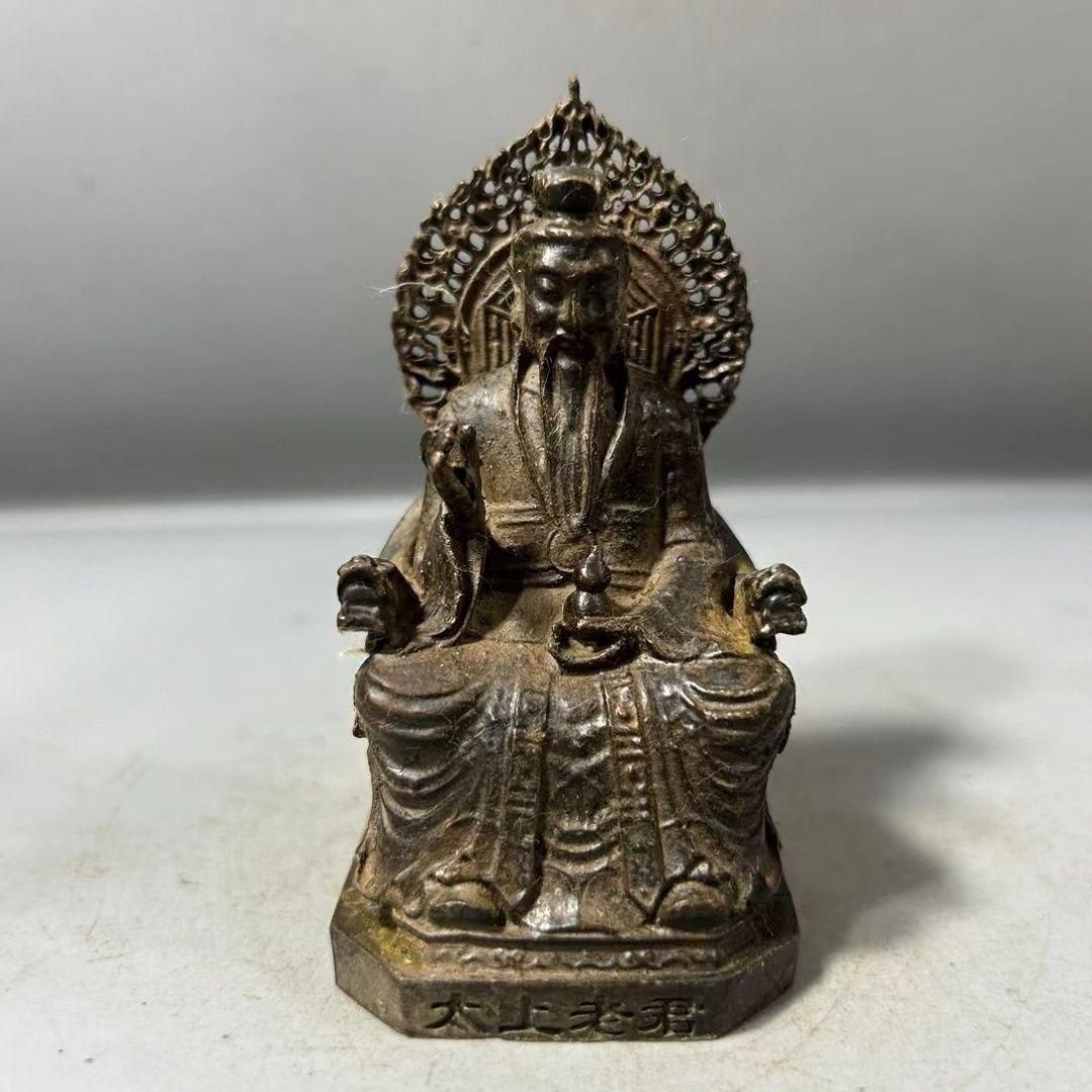 銅器 銅像 太上老君仏像 彫刻 置物 開運 風水 銅器 銅像 太上老