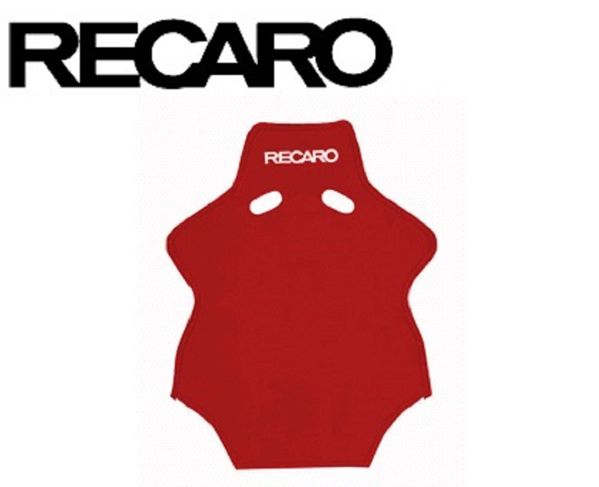 RECARO / レカロ バックレストカバー ベロア生地 1枚入り レッド 車検