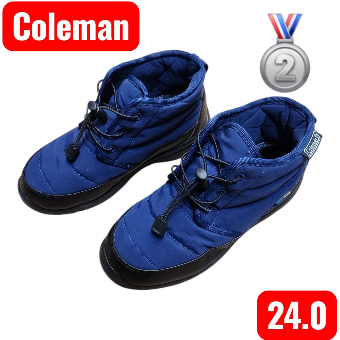 早い者勝ち】美品 Coleman レインシューズ 24.0cm B58 - メルカリ