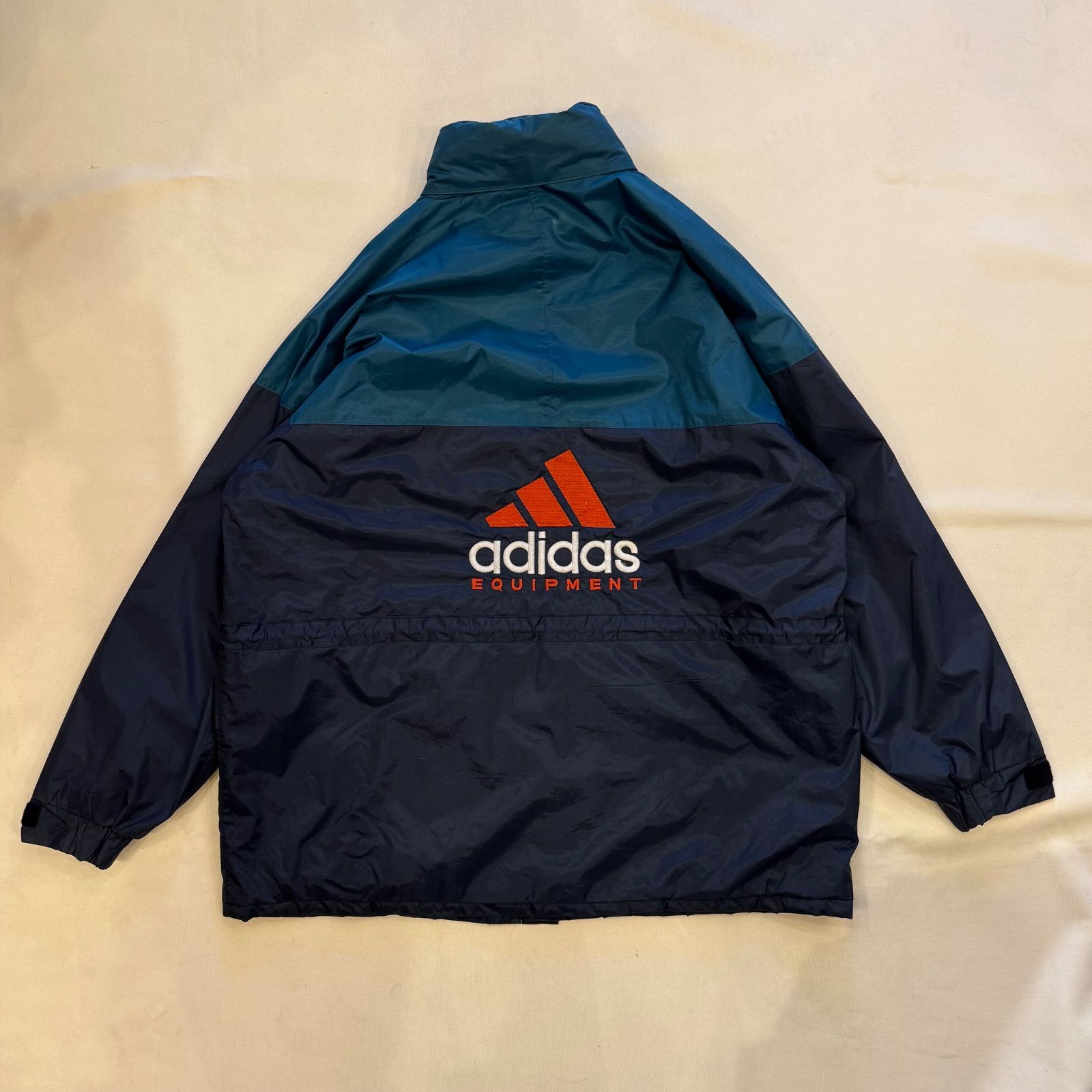 90s adidas マウンテンパーカー ナイロンジャケット 刺繡 bboy 【J-40 