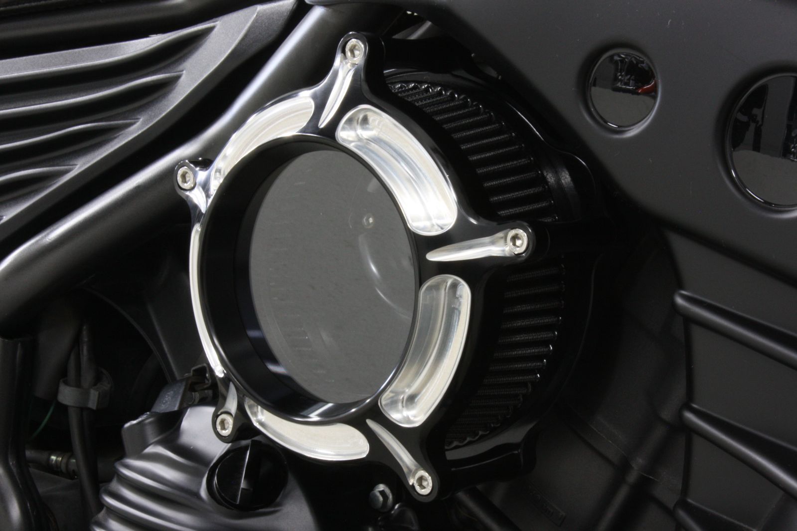 総額 レブル250 ハイクオリティー ダミーエアクリーナー タイプF コントラスト 取付説明書付