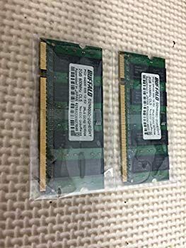 【中古】(未使用･未開封品)　Buffalo D2/N800-2G互換品 PC2-6400（DDR2-800）対応 200Pin用 DDR2 SDRAM S.O.DIMM 2GB 60wa65s