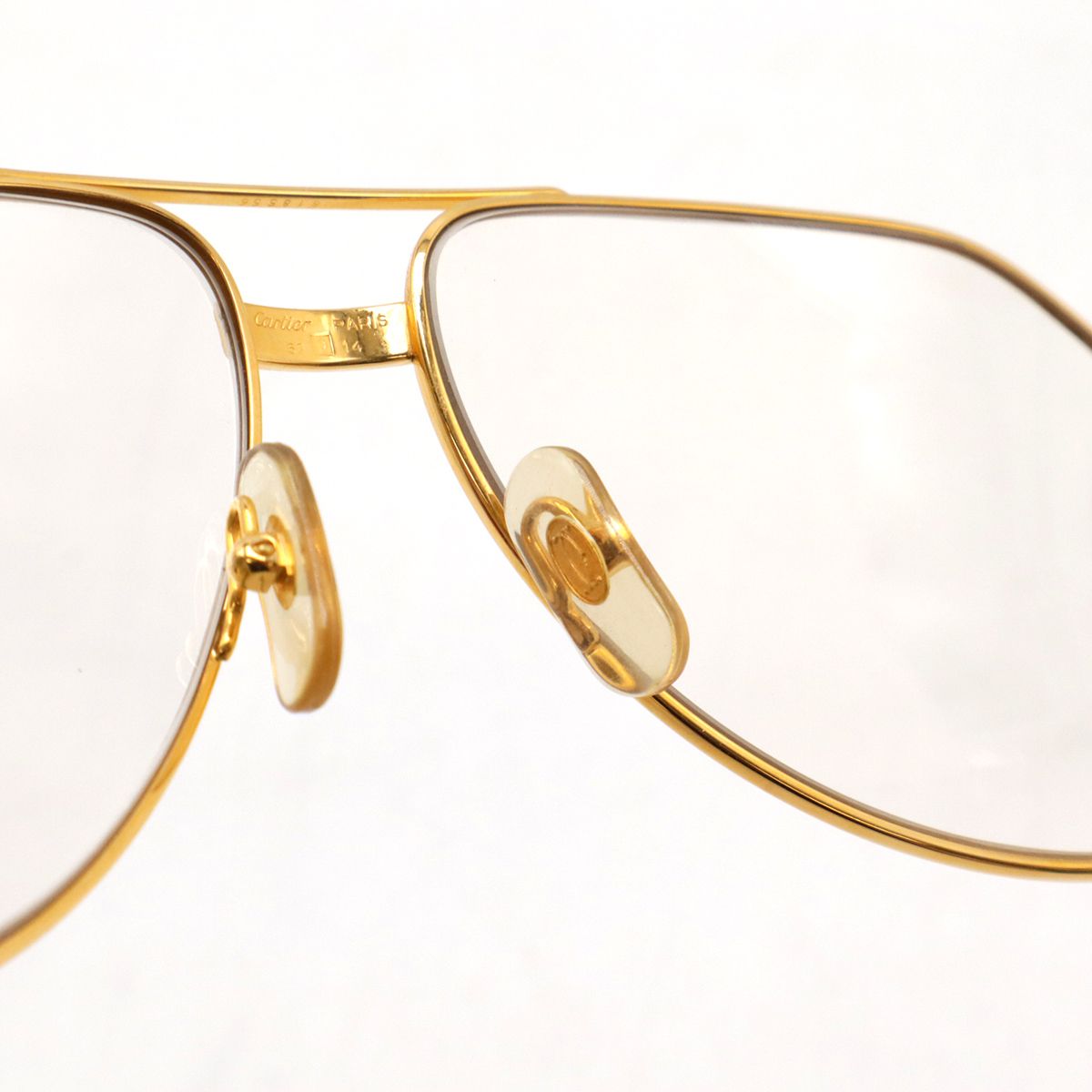 Cartier カルティエ サントス 眼鏡 めがね 伊達メガネ メガネ