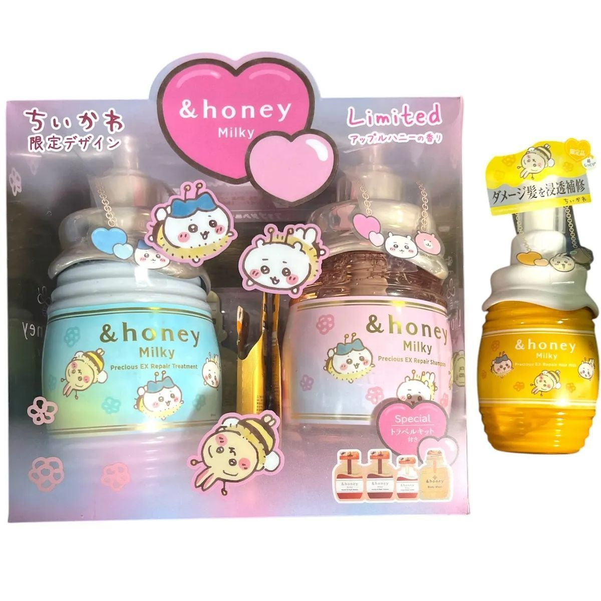 アンドハニー ちいかわ &honey Milky 限定デザイン ヘアミルク &honey