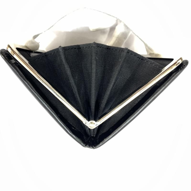 中古】NUMBER(N)INE×JAM HOME MADE がま口財布 ブラック