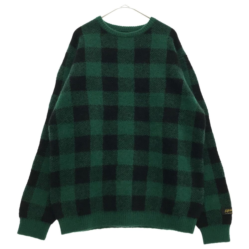 SOFTMACHINE (ソフトマシーン) 19AW PLAID SWEATER ブロックチェック