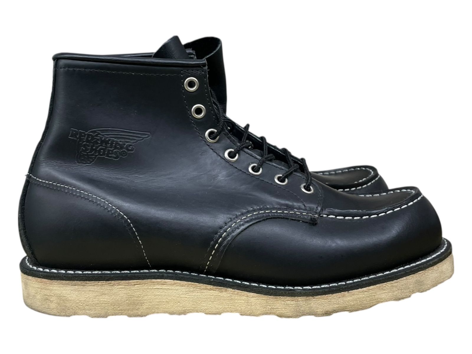 RED WING レッドウィング アイリッシュセッター 刺繍羽タグ ブーツ 2005年製 made in usa 8130 27.5cm US9.5 ブラック メンズ 025