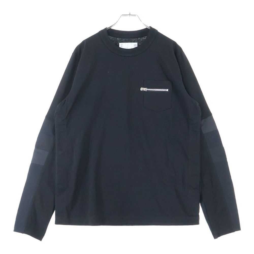 Sacai (サカイ) 21SS COTTON NYLON OXFORD LONG SLEEVE T-SHIRT