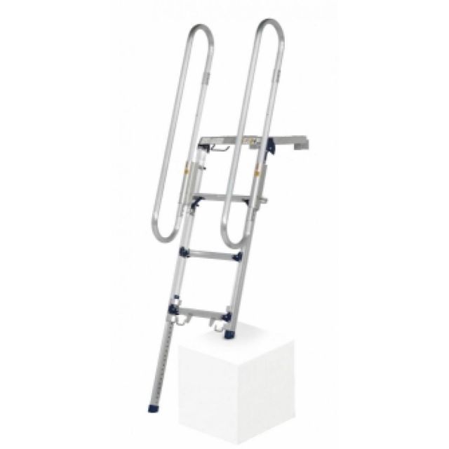 Pica ピカ トラック 昇降ステップ DXF-14TEA 天場高さ 1.02～1.45m 段数4段 折りたたみ 労働災害対策 転落 墜落事故防止