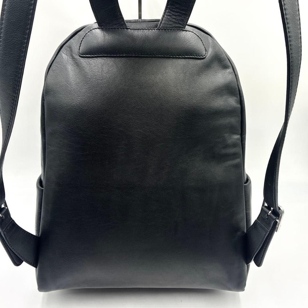 極美品 袋付 マザーハウス ソフトバルーン リュックサック A4可 レザー