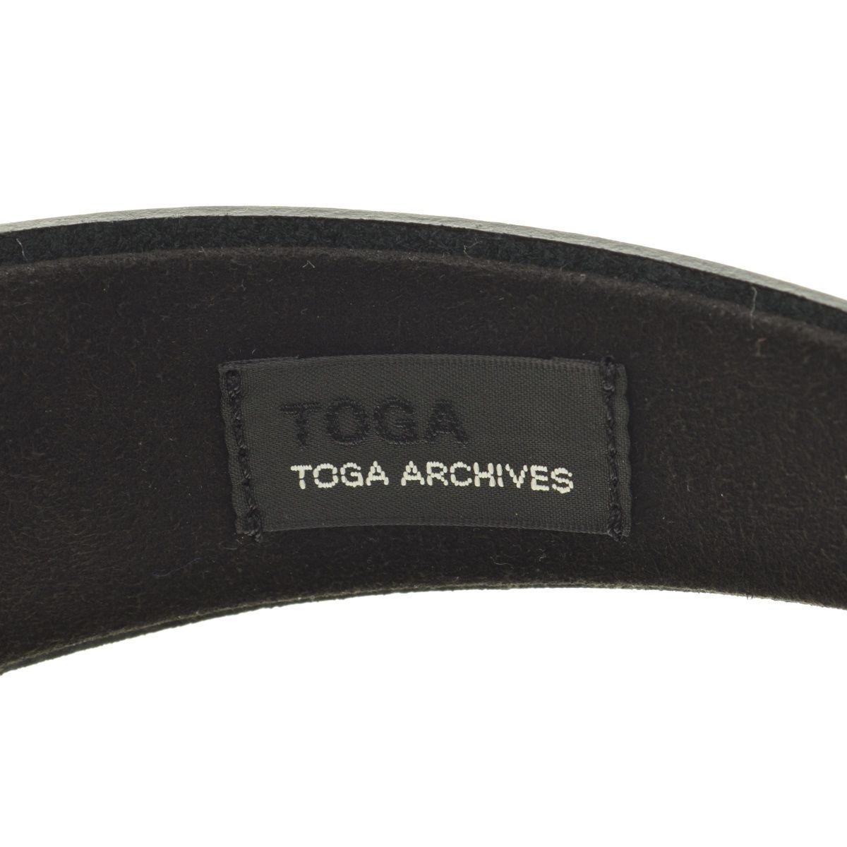 TOGA PULLA / トーガプルラ】23AW TZ32-AA934 Leather headband2