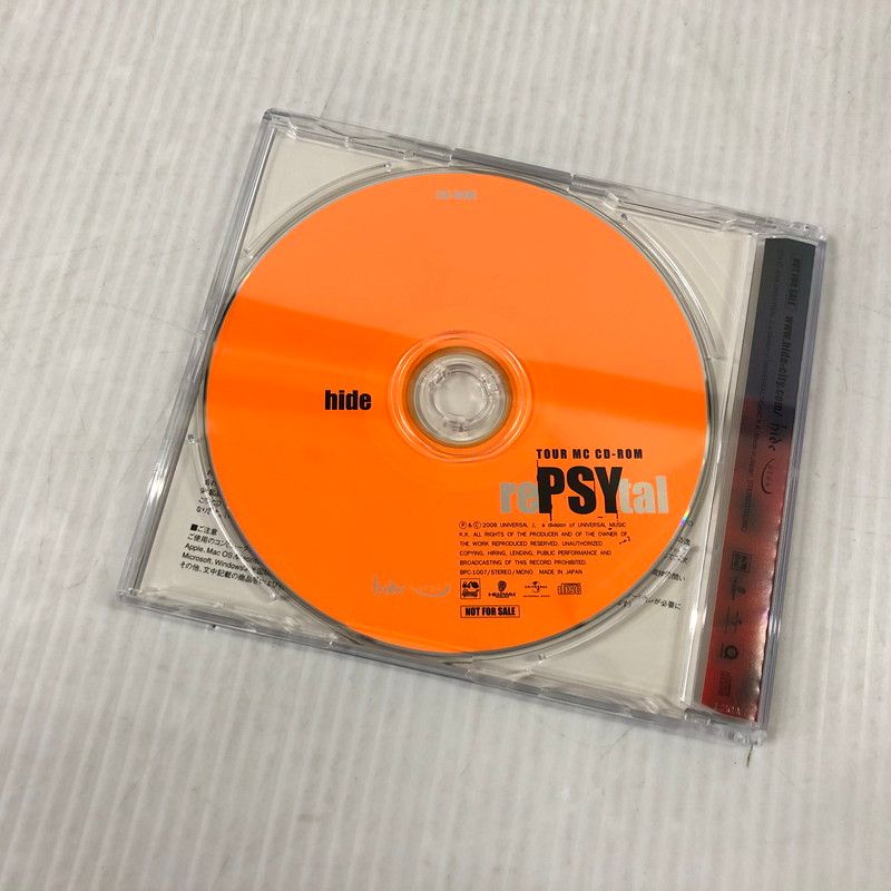 ポップス+ロック(邦楽) hide TOUR MC CD-ROM rePSYtal hide＊TOUR MC CD-ROM＊rePSYtal（Hide Tour Mc Cd-Rom Repsytal