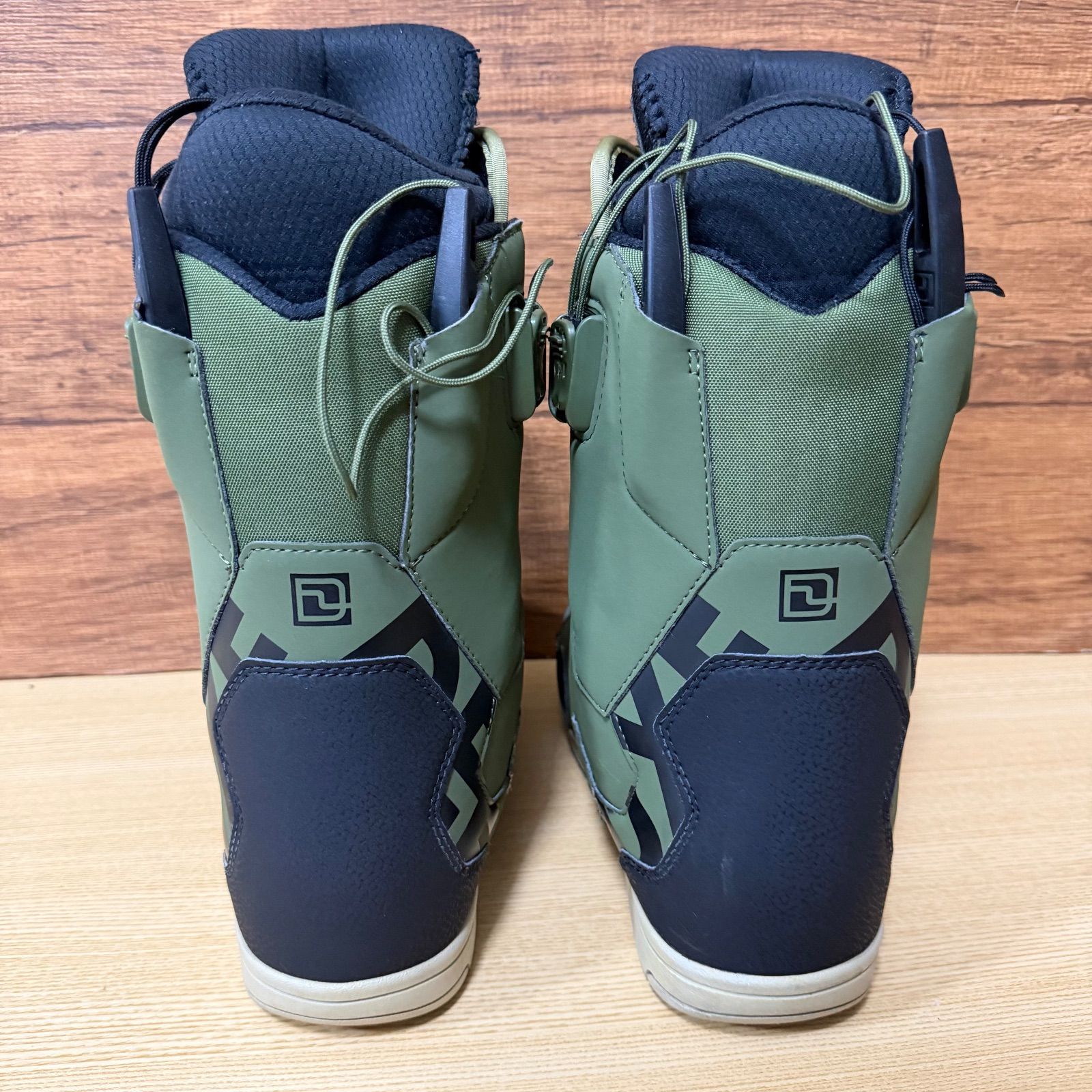 安い！かわいい！ DEELUXE ディーラックス ID スノーボードブーツ 25.5cm グリーン 小粋な
