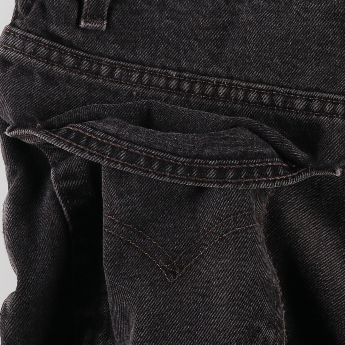 古着 90年代 リーバイス Levi's 517-0260 後染め ブラックデニム