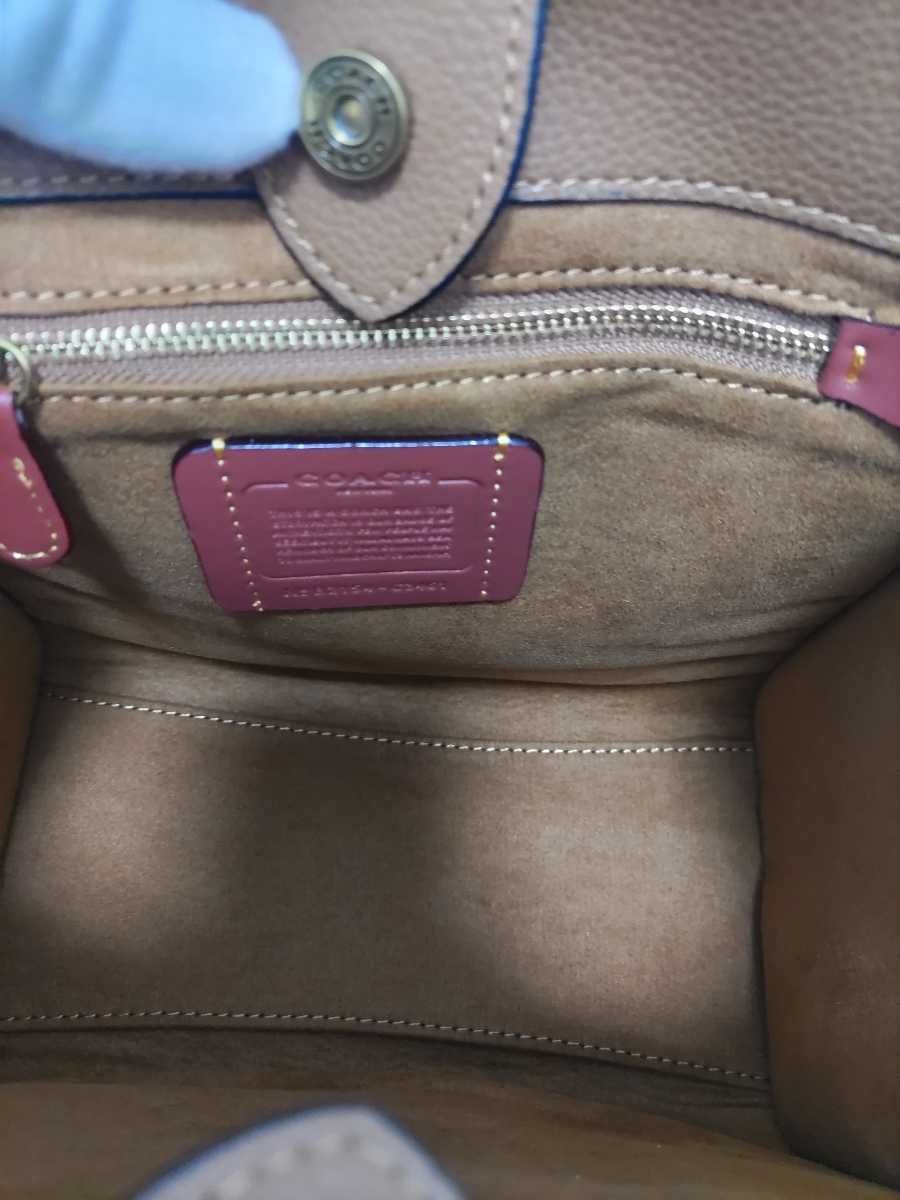 COACH コーチ C3461 トートバッグ 2way ハンドバッグ カラーブロック