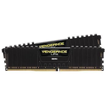 CORSAIR DDR4 メモリモジュール VENGEANCE LPX Series ブラック 8GB×2