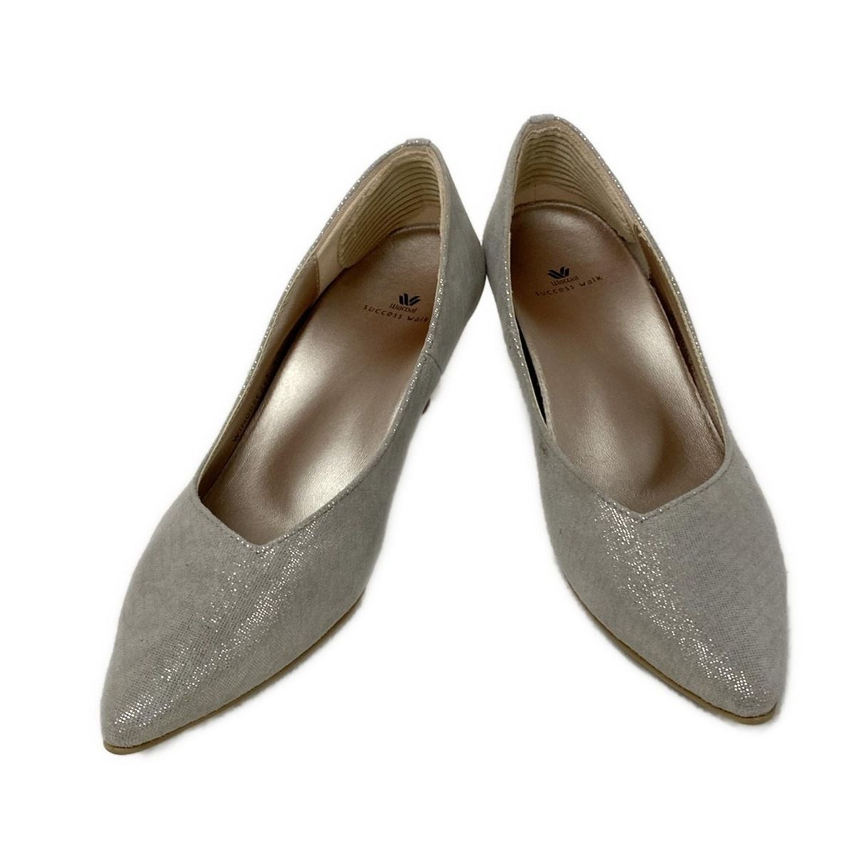 wacoal successwalk.パンプス（グレー）　　新品　24.0 美品 SUCCESS WALK(Wacoal )(サクセスウォーク(ワコール)) パンプス