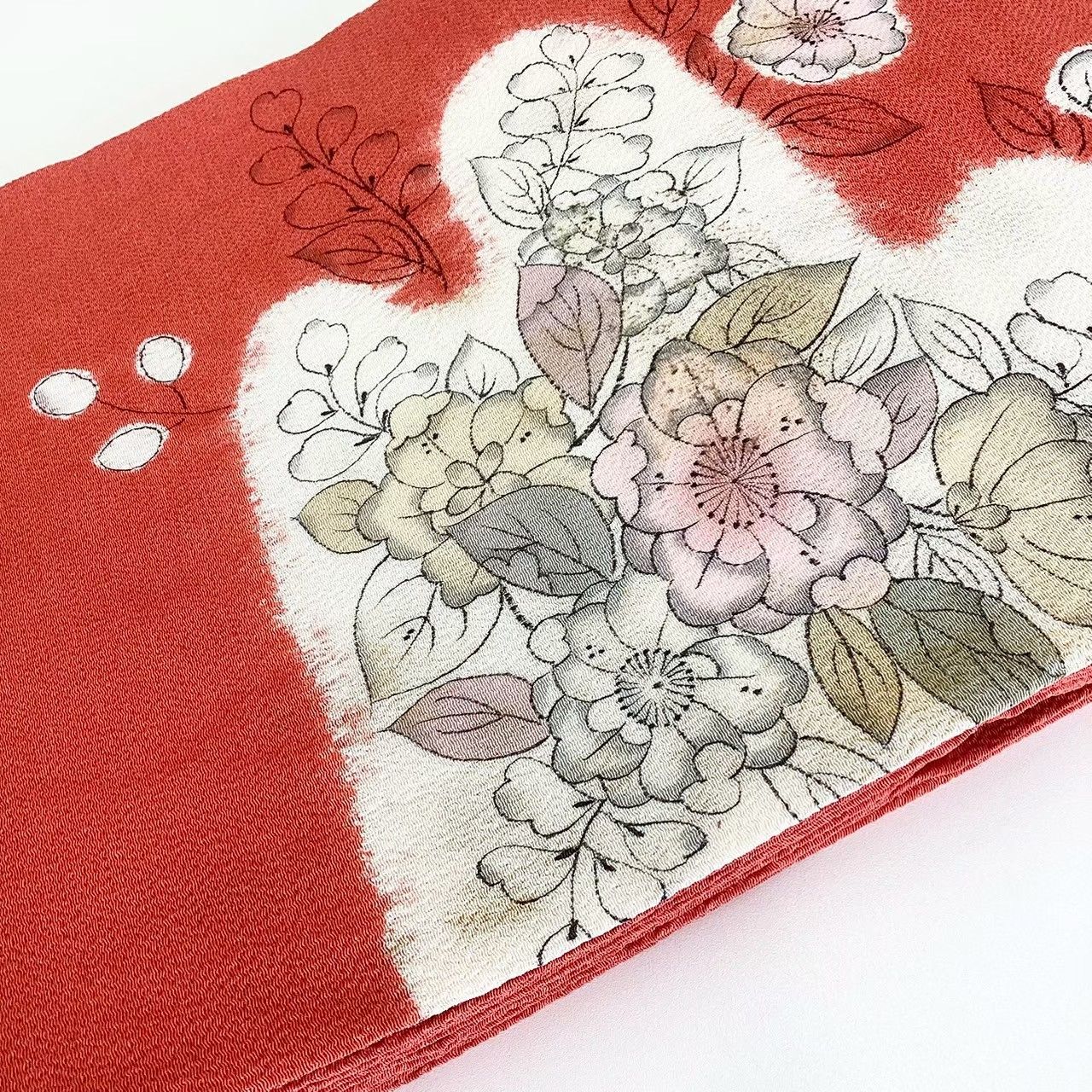 名古屋帯　縮緬　辻ヶ花　長尺 楽天市場】【12/4 20:00〜☆最大半額！決算SALE】 染め帯 特選辻が花