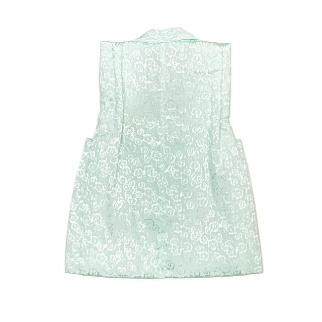 小売業者 被布コート 単品 七五三 3歳 女の子 日本製 合繊「ミント