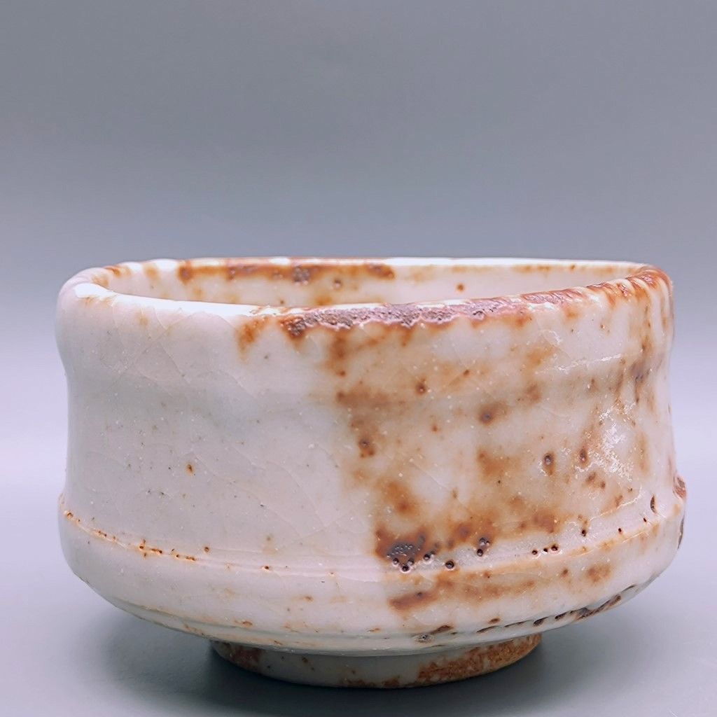 未使用 作家物 志野茶碗 絵志野 検(鈴木蔵 林正太郎 加藤豊久 土