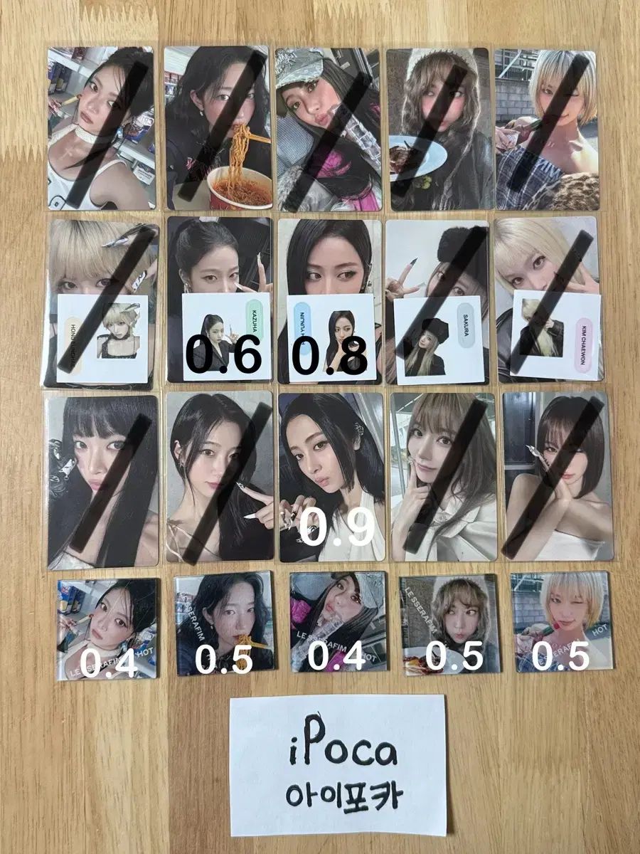 LE SSERAFIM 　ルセラ　HOT 　ソウル　POPUP トレカ　写真付き K-POP予約情報🇰🇷 on X: 