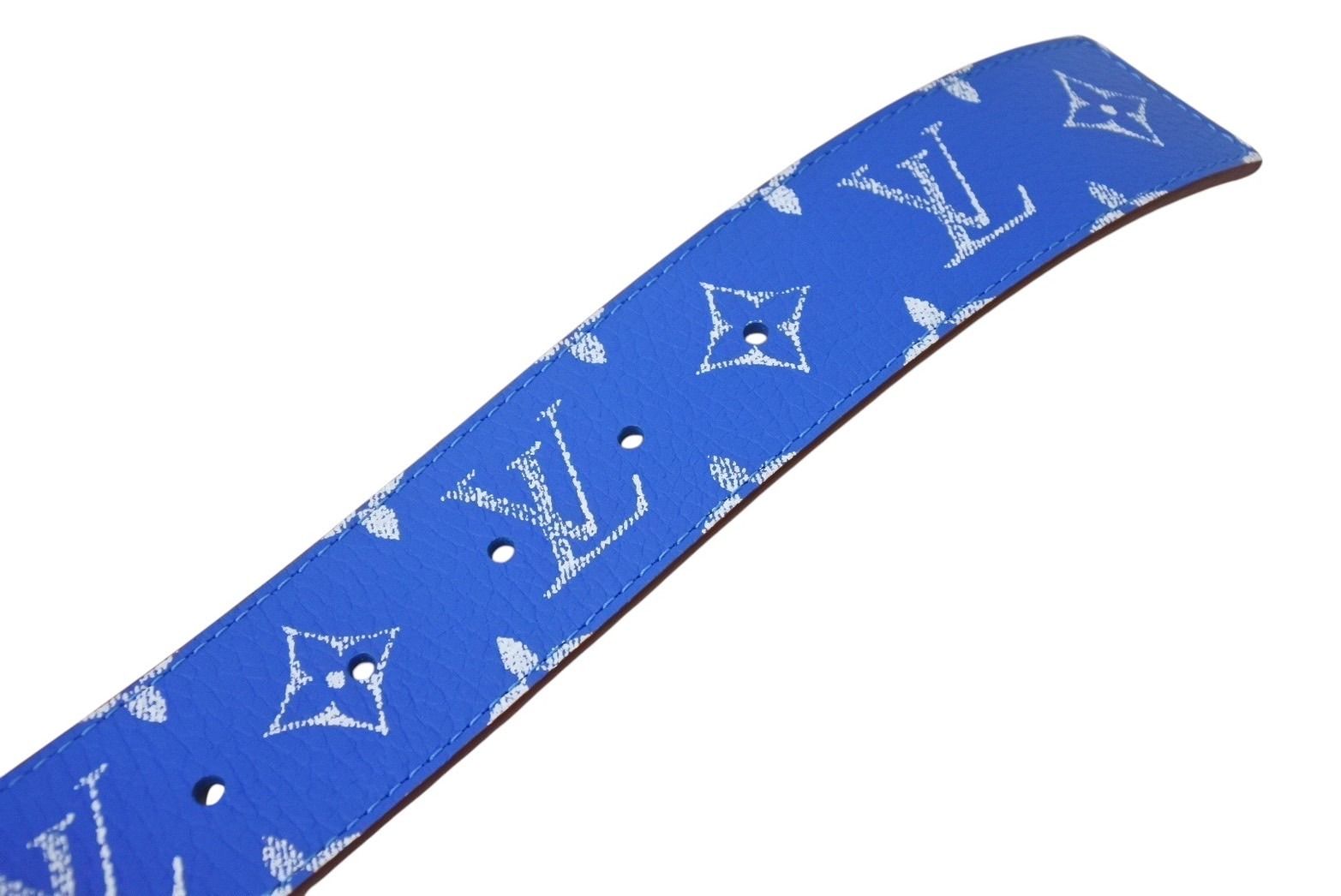 新品同様 LOUIS VUITTON ルイヴィトン ベルト LV イニシャル 40MM  