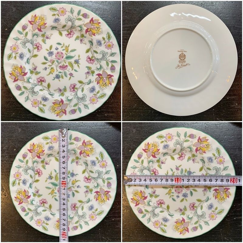 廃盤 ミントン ハドンホール プレート 20cm 5枚セット 皿 Minton
