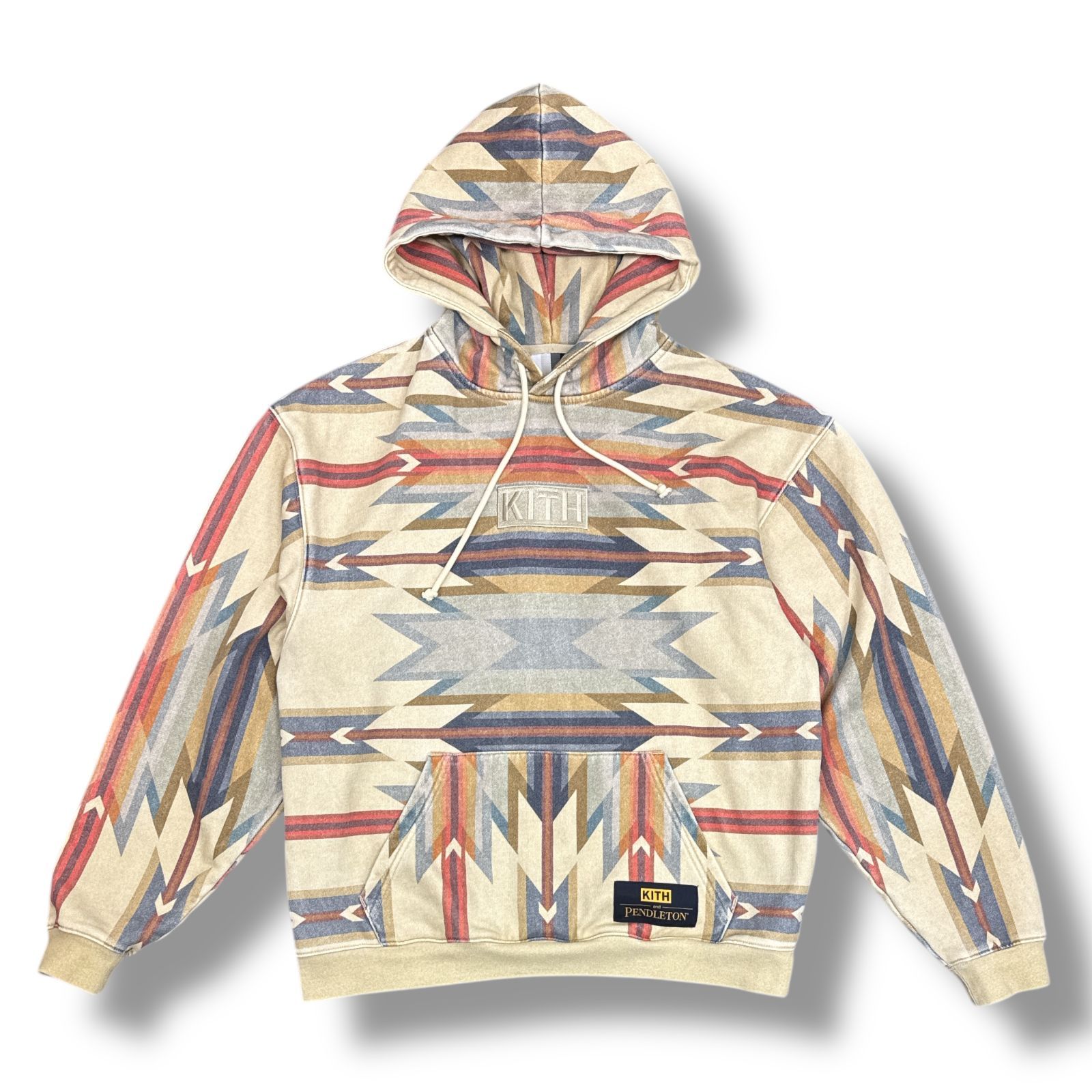 KITH × PENDLETON ネイティブ柄プルオーバー スウェット フーディー 