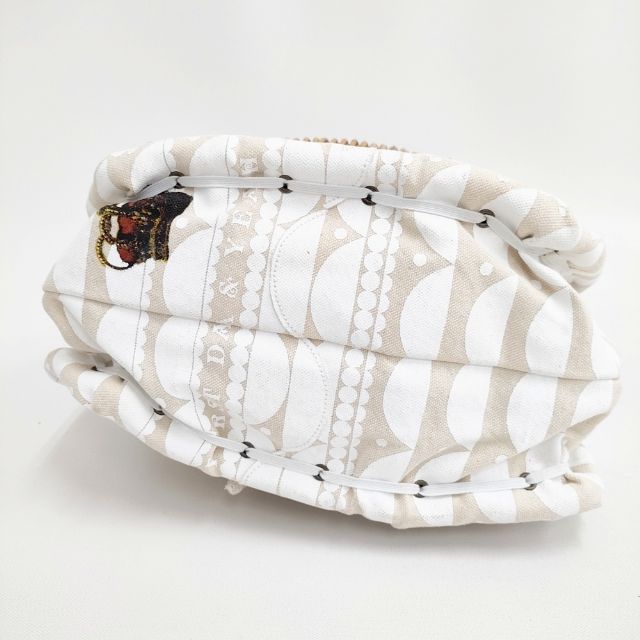 ebagos First date,Yeah! キャンバス 紅籐 かご トートバッグ