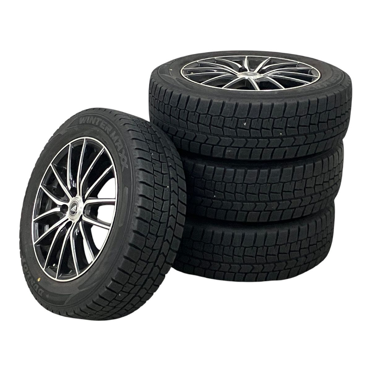 AZ SPORTS ホイール 17インチ 7J 5穴 DUNLOP スタッドレスタイヤ 215 60R17 96Q 4本セット M10552998