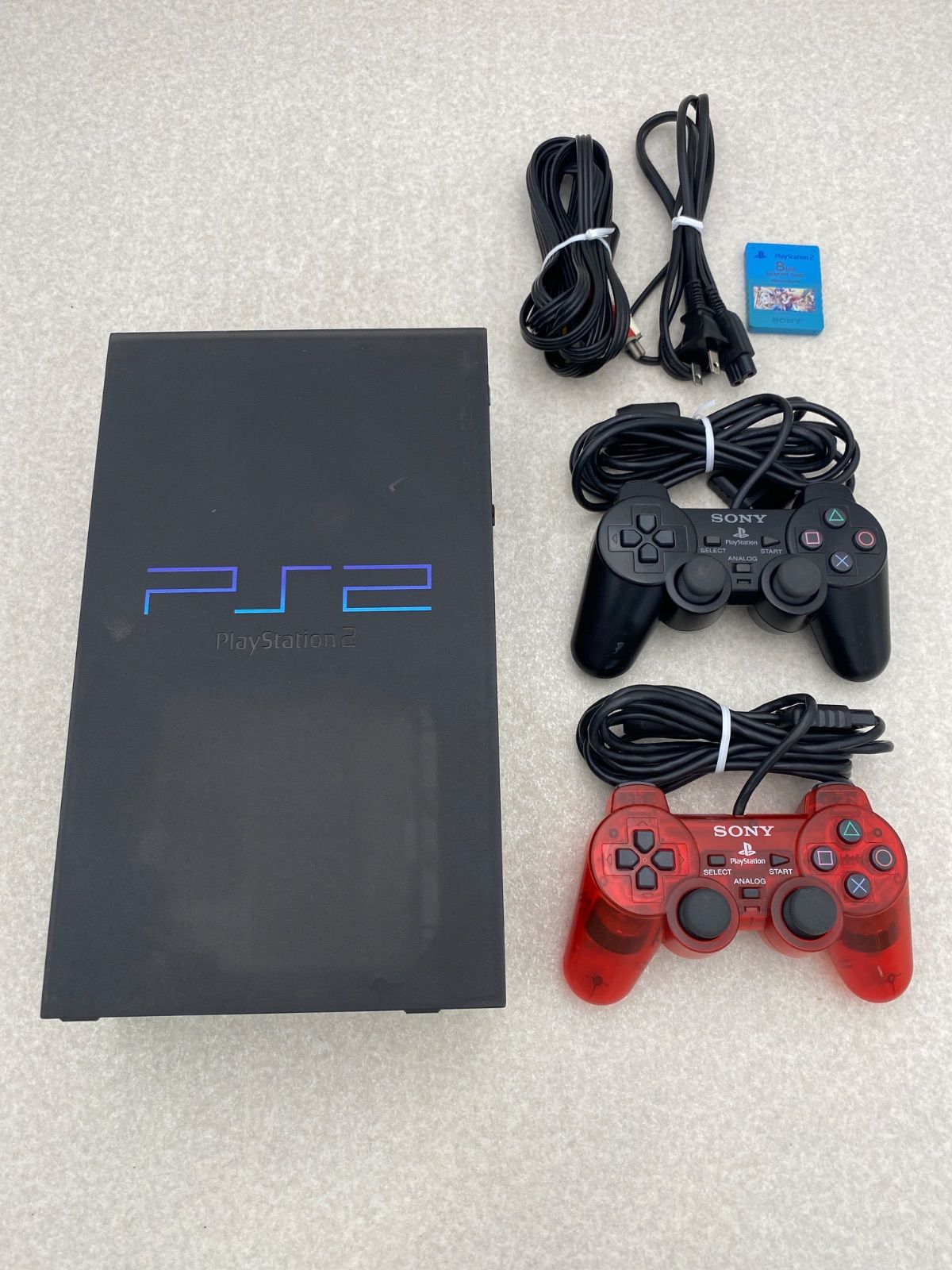 PlayStation 2 ミッドナイト・ブラック SCPH-50000NB 動作品