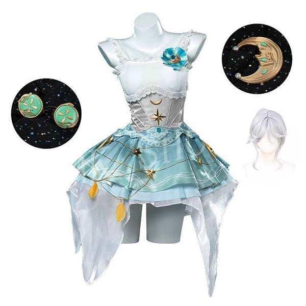 アイデンティティ5 風 マルガレータ?ツェレ 流れ去る月光の踊り子 コスプレ衣装 ウィッグ コスチューム cosplay イベント演出服アニメ変装