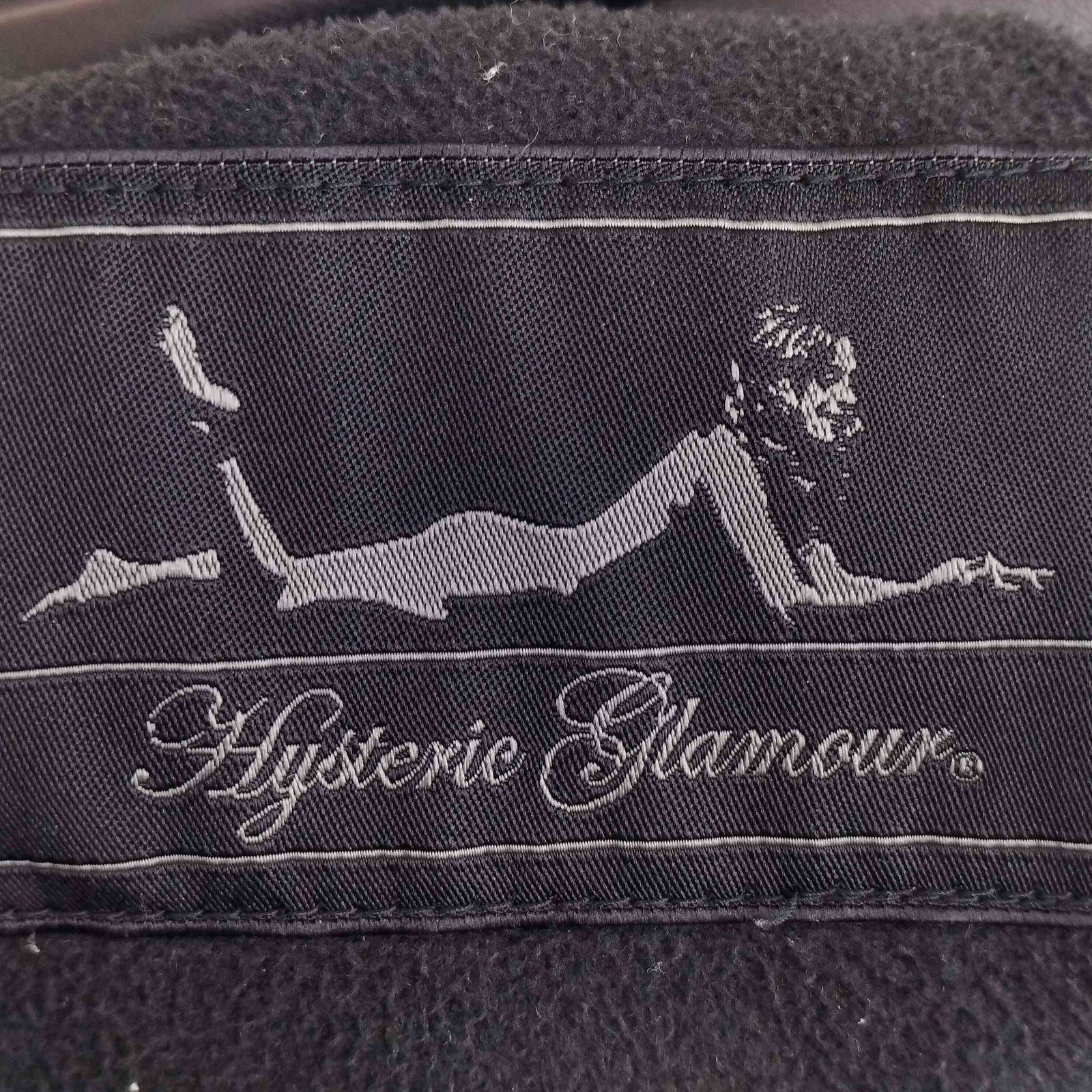 ヒステリックグラマー HYSTERIC GLAMOUR 羊革 フード ダブルライダース 