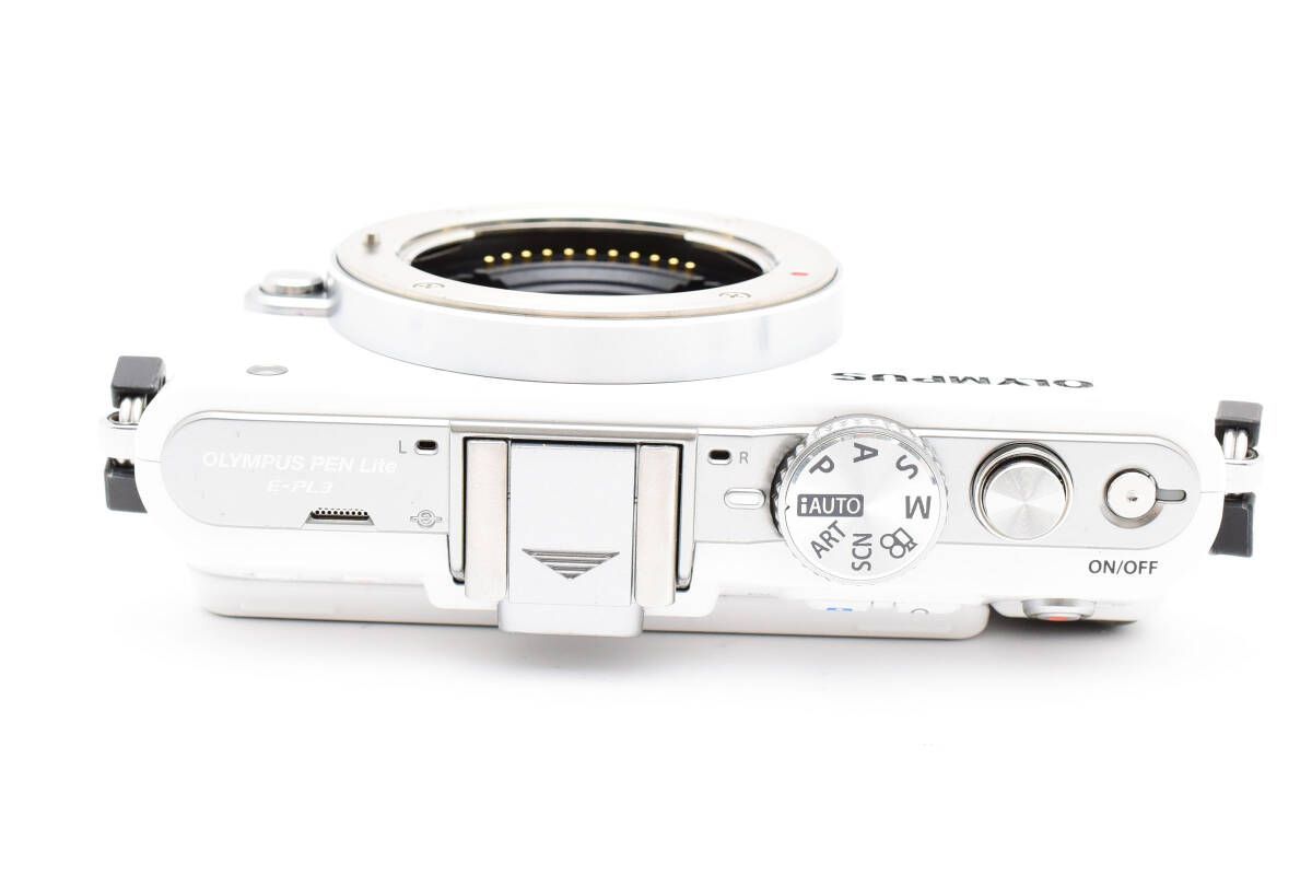 ☆極上品☆ オリンパス OLYMPUS PEN Lite E-PL3 ホワイト ミラーレス 