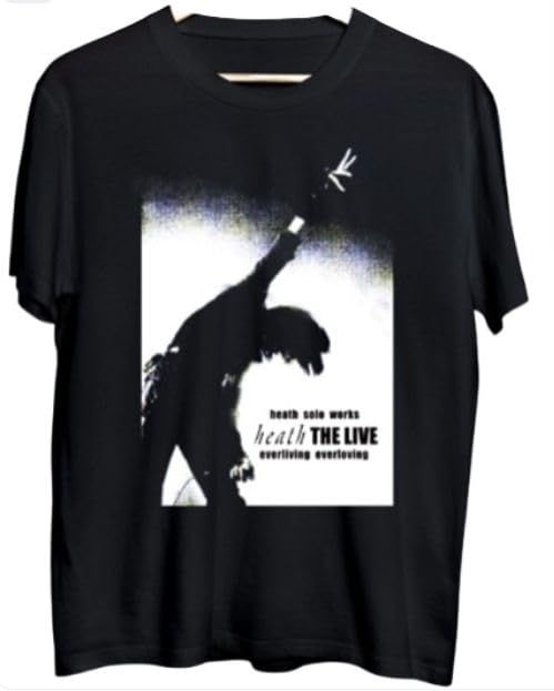 HEATH ヒース X JAPAN HEATH THE LIVE グッズ ビッグTシャツ Tシャツ 黒|ブラック ブラック